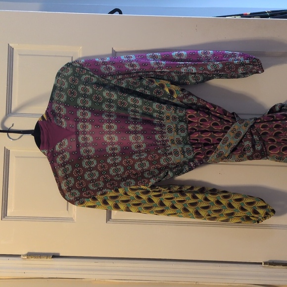 Zara Multicolor Long Sleeve Dress - Picture 5 of 5